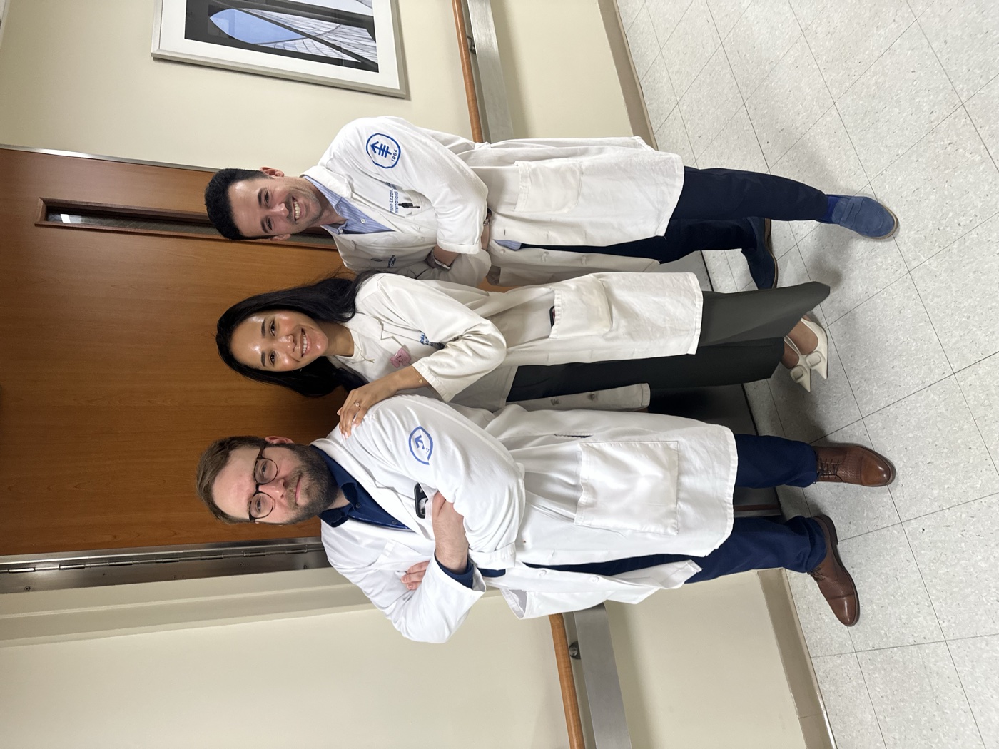 MSKCC Fellows in white coats